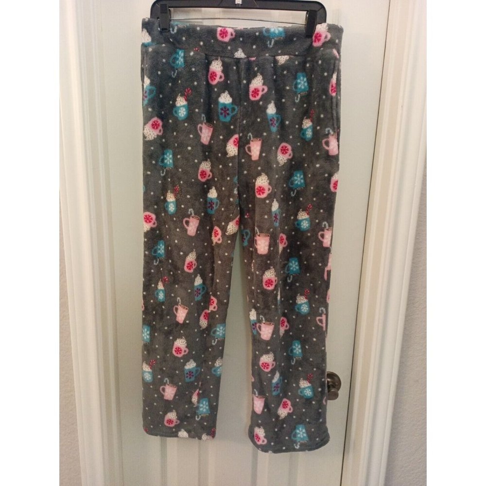 Women Jaclyn Intimates Hot Coco Colorful Soft & Stretchy Pajama Pant Pkts Medium